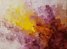 Load image into Gallery viewer, circle brush technique; browns, purples, yellows, and white; perfect combination of vibrant and warm colors 
